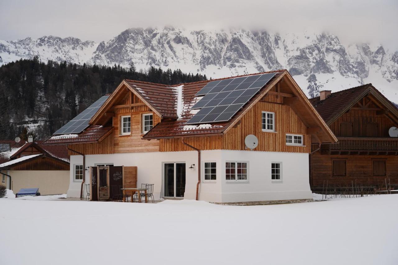 Chalet - Apartment - Mit Liebe Dekoriert Oblarn Exterior foto